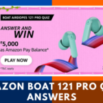 Amazon Boat 121 Pro Quiz Answers