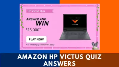 Amazon HP Victus Quiz Answers