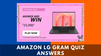Amazon LG Gram Quiz Answers