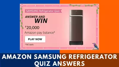 Amazon Samsung Refrigerator Quiz Answers